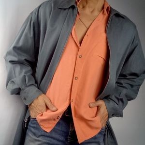 Banana republic zipper jacket gray/blue